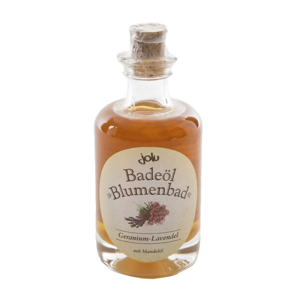 Badeöl Blumenbad bei JOLU Schweiz Naturkosmetik