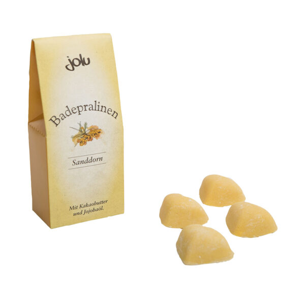 Badepralinen für ein Aromabad. Natürliche Kosmetik bei Jolu.